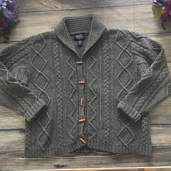 sweater with toggle buttons